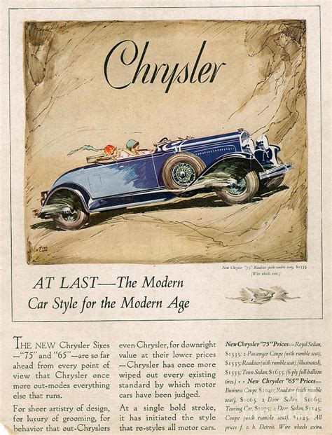 1920s Car Advertisement