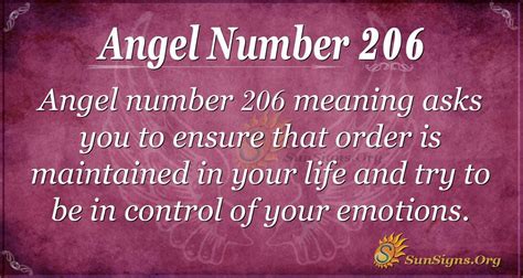 206 Angel Number