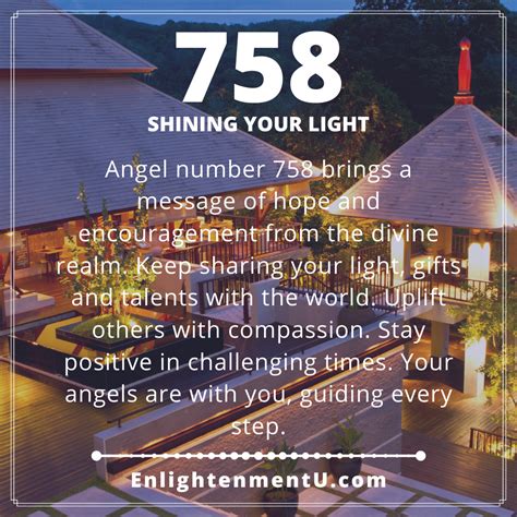 758 Angel Number Meaning