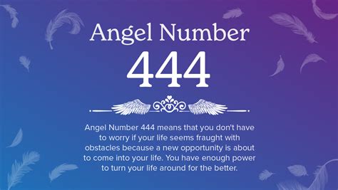 Angel Number 444 Meaning