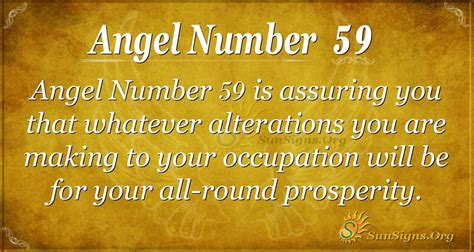 Angel Number 59 Meaning
