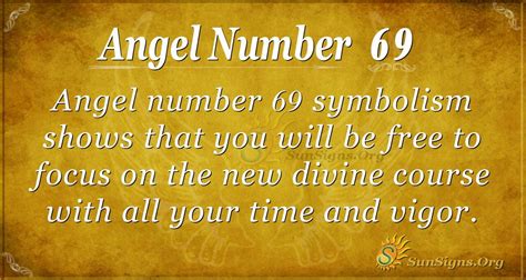 Angel Number 69