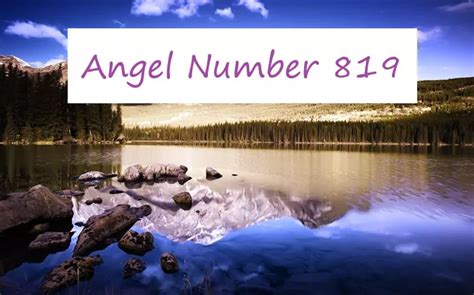 Angel Number 819 Symbolism
