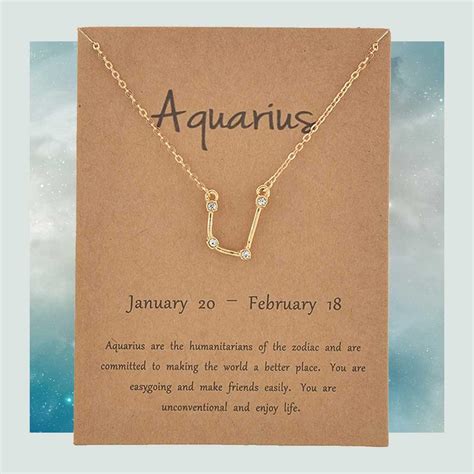 Aquarius Constellation Necklace