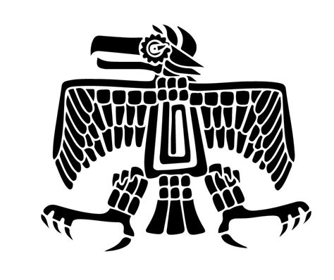 Aztec Eagle Symbol