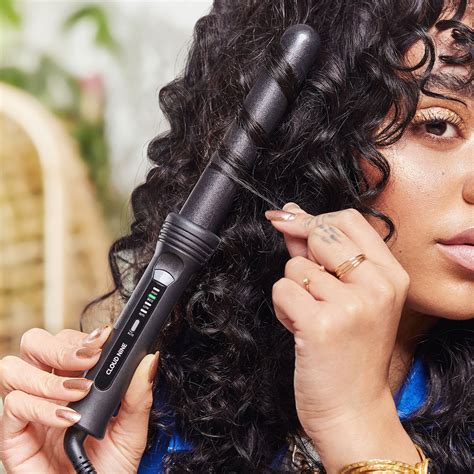 Before and After Cloud Nine Curling Wand