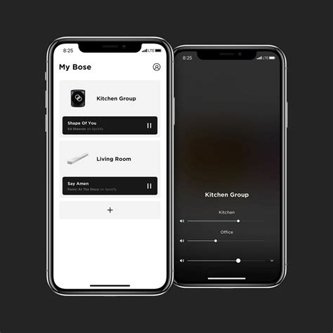 Bose Music App Interface