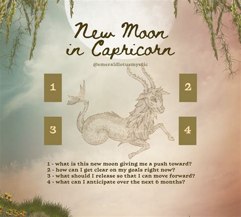 Capricorn New Moon Intentions