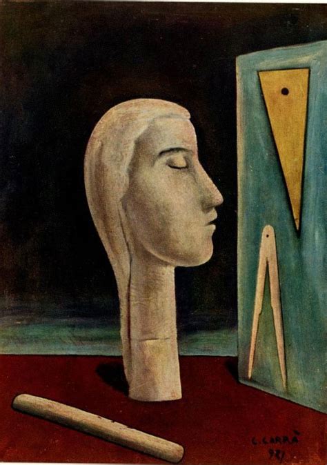 Carlo Carrà, The Engineer's Lover, 1917