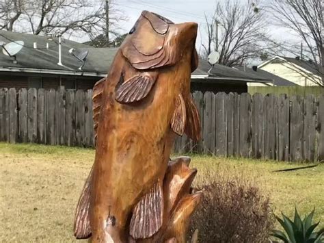 Catfish Chainsaw Carving