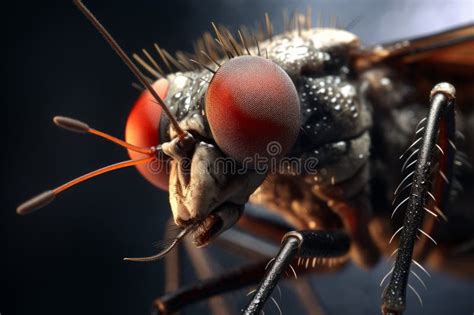 Close-up of a housefly