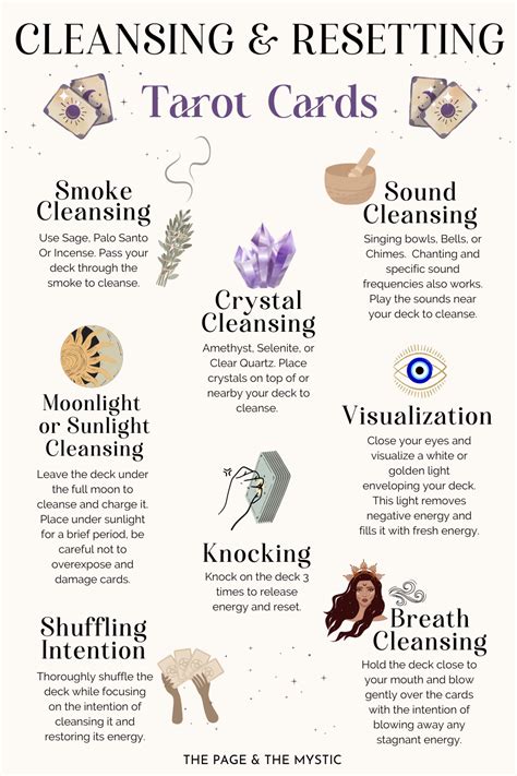 Crystals for cleansing tarot cards