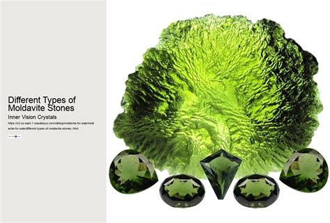 Different types of Moldavite