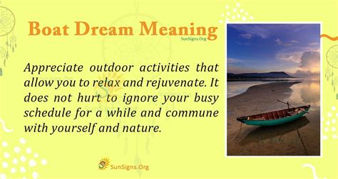 Dream Interpretation Boat Meaning