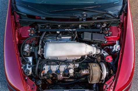 Engine Bay with Turbo Manifold