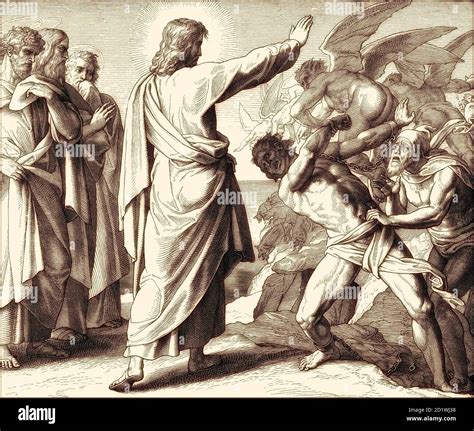 Exorcism of the Gerasene demoniac by Gustave Doré