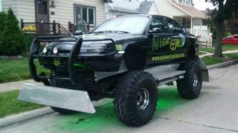 Finished lifted Ford Taurus truck