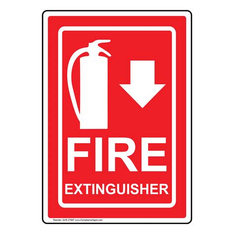 Fire Extinguisher Sign
