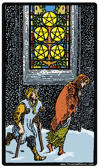 Five of Pentacles Tarot Card