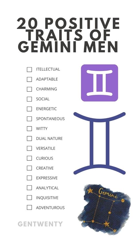 Gemini Man Traits