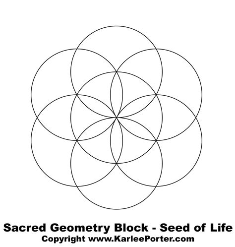 Geometric Patterns from Seed of Life