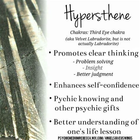 Hypersthene Meaning