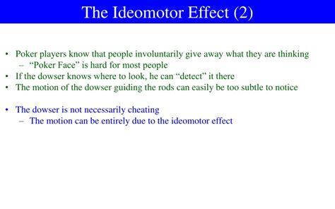 Ideomotor Effect