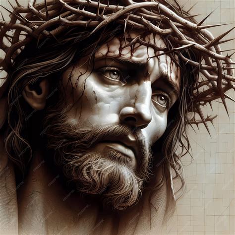 Jesus with the crown of thorns