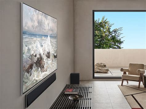 LG OLED TV mounted on a wall