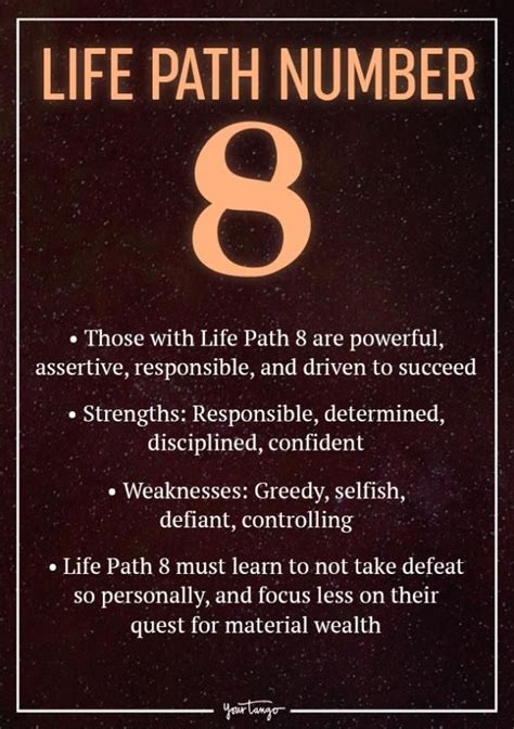 Life Path Number 8 Meaning