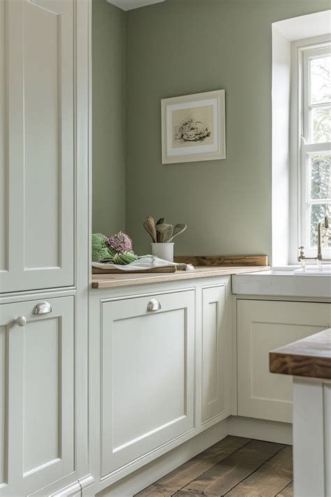 Light Sage Green Kitchen Walls