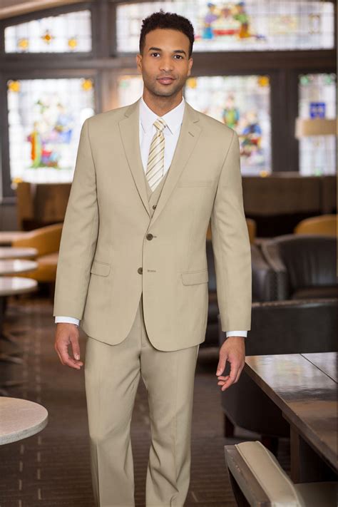 Man in Tan Suit