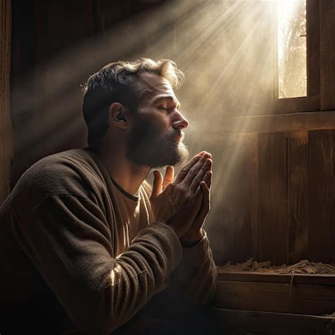 Man praying