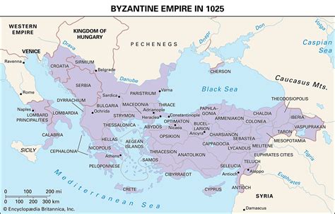 Map of Byzantium