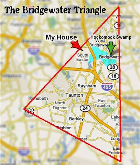 Map of the Bridgewater Triangle