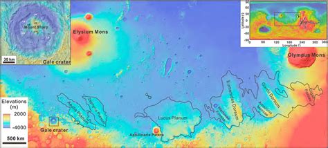 Medusae Fossae Formation location