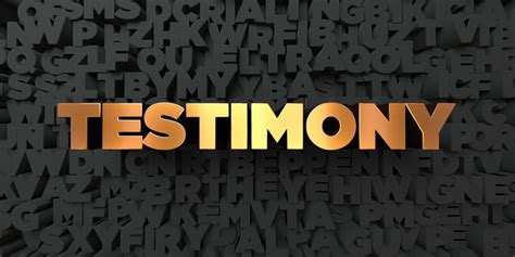 Michael Gold Testimony