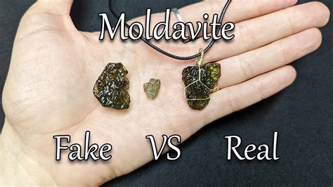 Natural vs Fake Moldavite