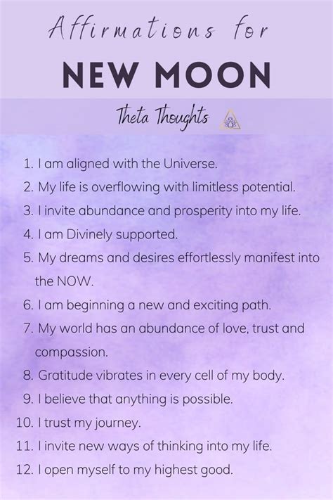 New Moon Intentions