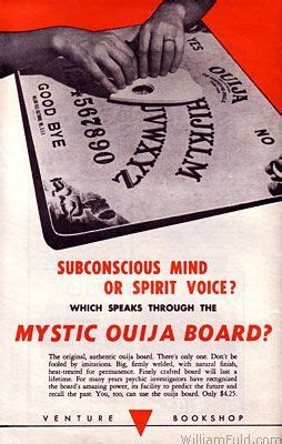 Ouija Board Advertisement