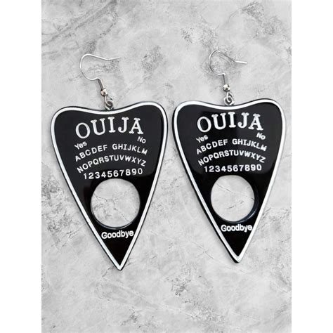 Ouija Planchette Earrings