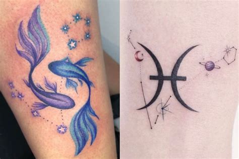 Pisces and Cancer Tattoo Ideas