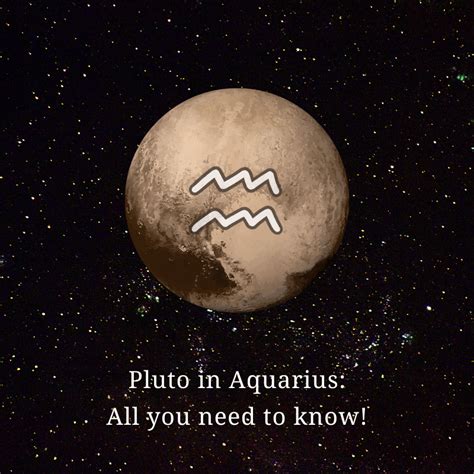 Pluto in Aquarius