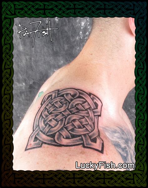 Protection Celtic Shield Knot Tattoo