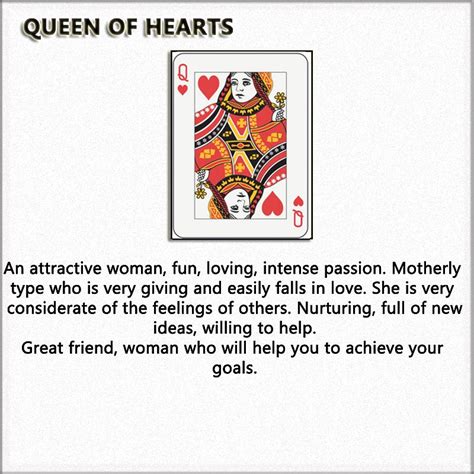 Queen of Hearts Tarot Card