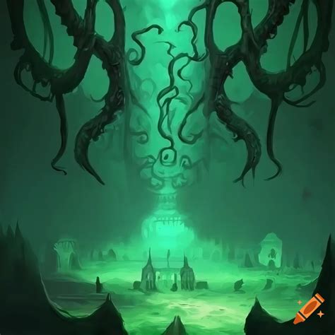 R'lyeh, the sunken city of Cthulhu