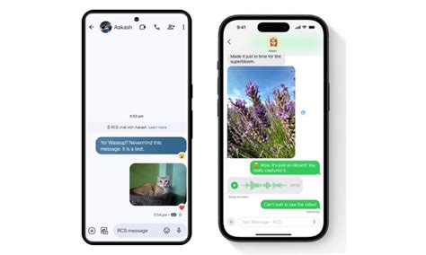 RCS Messaging on Android and iOS
