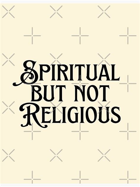 Religious but not spiritual