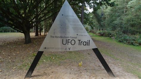 Rendlesham Forest UFO incident plaque