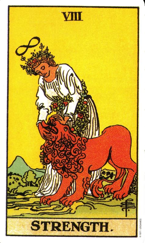 Rider-Waite Strength Card